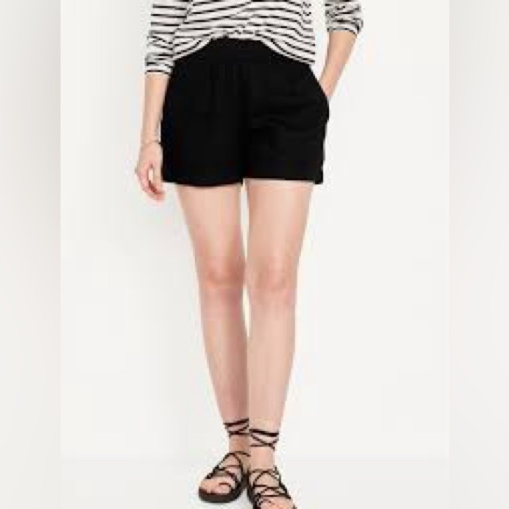 Boden Pull On Linen Shorts